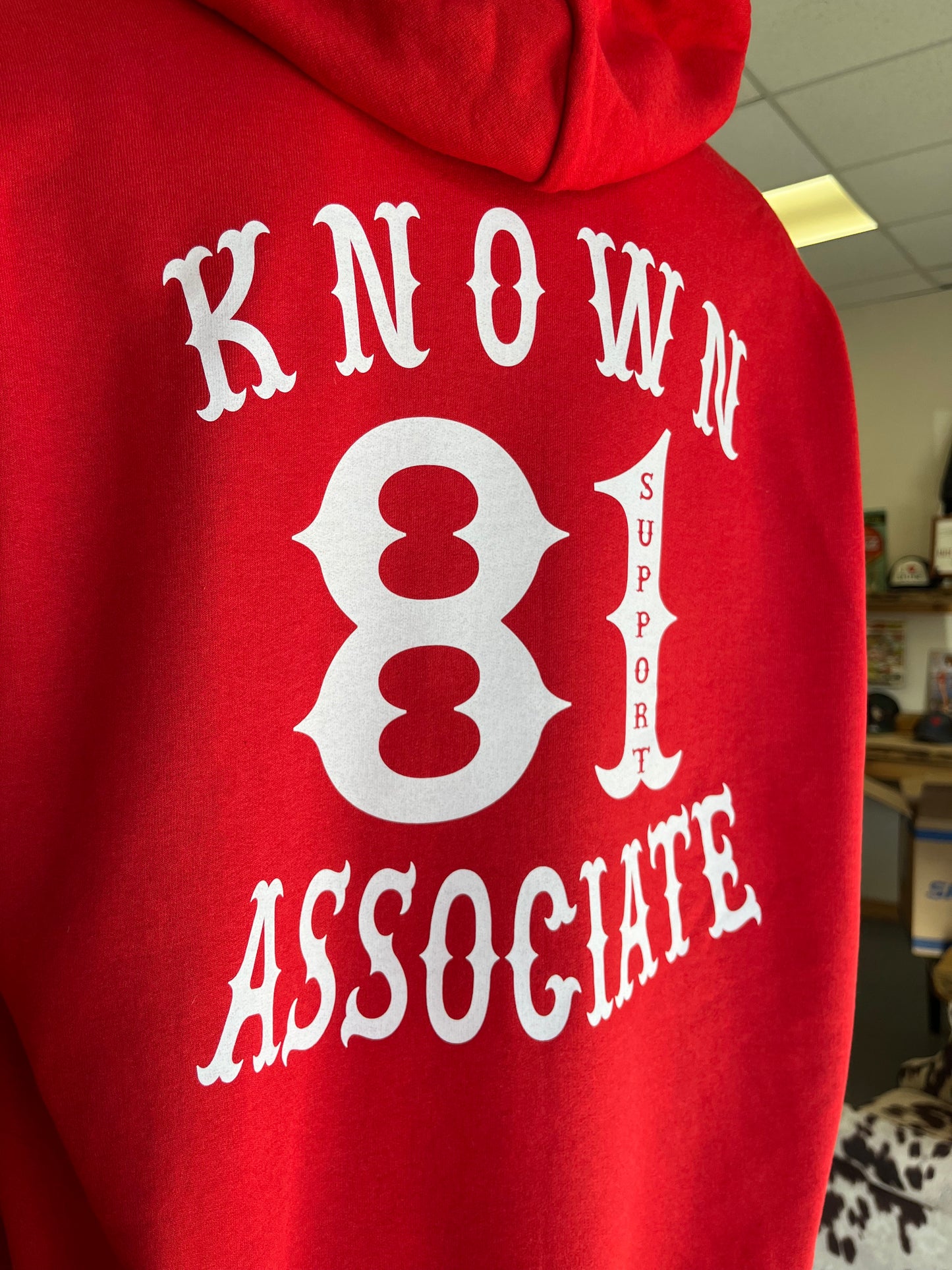 Big Maine Rocker Known Associate Red Hoodie