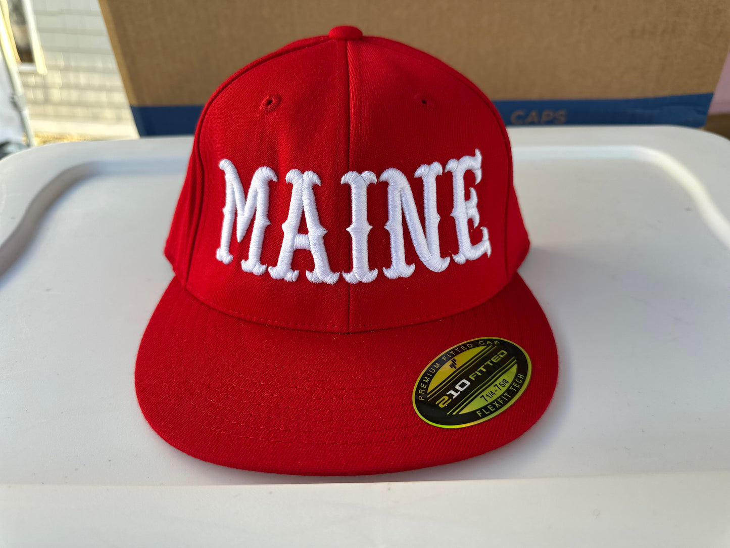 Maine 3D Puff Flexfit Hat