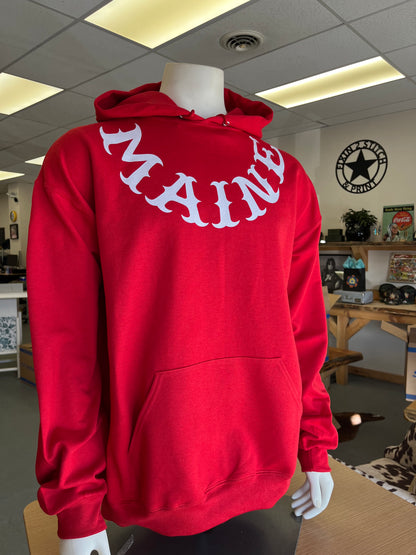 Big Maine Rocker Known Associate Red Hoodie
