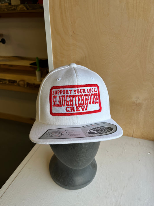 Support Your Local Slaughterhouse Crew Embroidered Snapback Hat